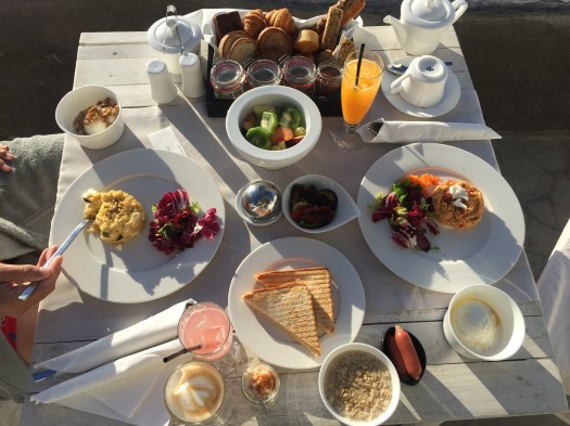 Breakfast in Santorini